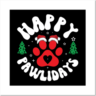 Happy Pawlidays Posters and Art